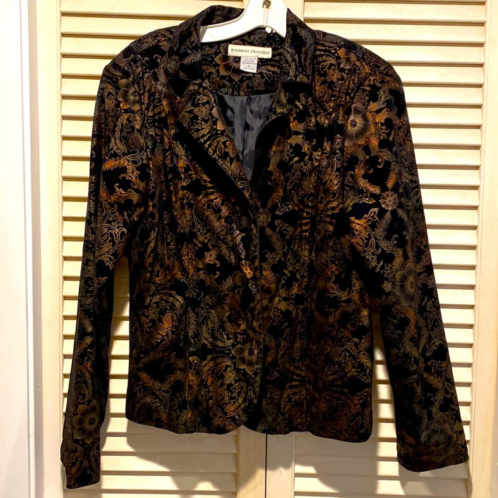 Copper and black lightweight jacket